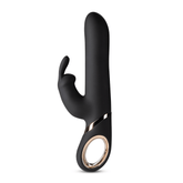 Blush Victoria black rabbit vibrator hero image – product on a white background